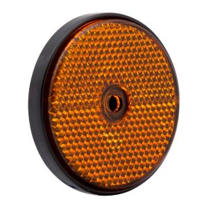Ronde reflector 60 mm. oranje