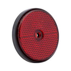 Ronde Reflector 60 mm. rood