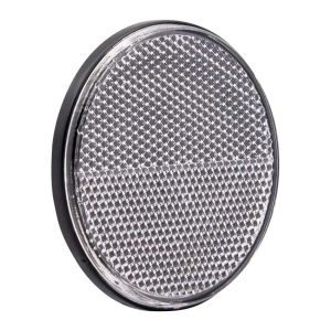 Reflector rond 60 mm. wit plak