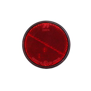 Reflector rond 70 mm. rood plak