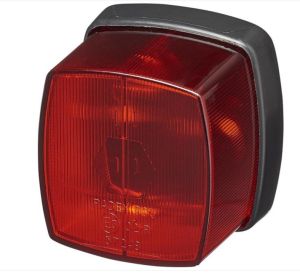 Positielamp rood vierkant