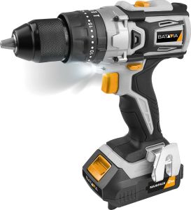 BATAVIA Accu klopboormachine brushless set (Maxxpack 18V).