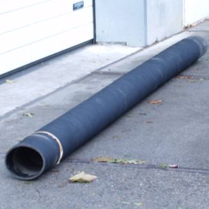 Zuigslang 6"x4 meter rubber