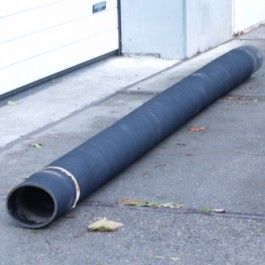 Zuigslang 6" 5 meter rubber