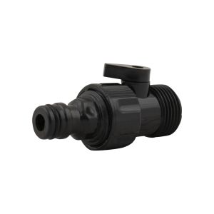 Koppeling 3/4" met kraan