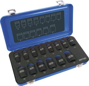 HEYTEC kracht dopsleutelset 1/2", 14-dlg.