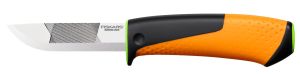 FISKARS Heavy duty mes met slijper (groen)