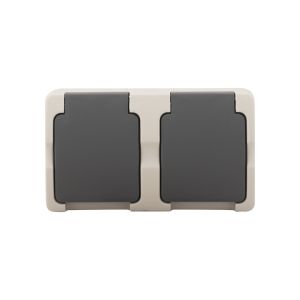 Stopcontact duo waterdicht
