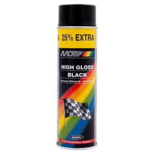 Glans zwart 500 ml. Motip