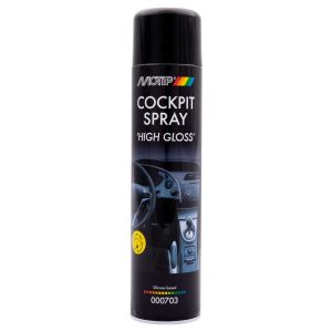 Cockpitspray hoogglans 600 ml. Motip