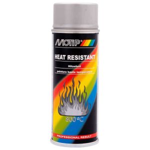 Hitte bestendig Zilver, 400 ml. Motip