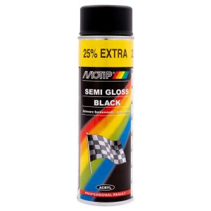 Zwart zijdeglans 500 ml. Motip