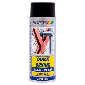 Industrial RAL9005 400 ml. Motip