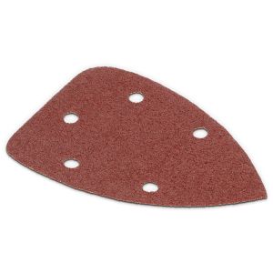 POWERPLUS SCHUURPAPIER PALM 140X140X80MM - K60 - 5 ST.