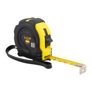 Rolbandmaat 3 meter, rubber grip