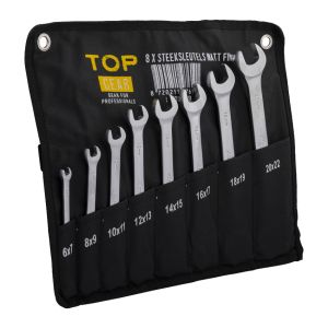 Steeksleutels 8 delig matt finish