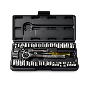 Doppendoos 1/4"+ 3/8" 40 delig 