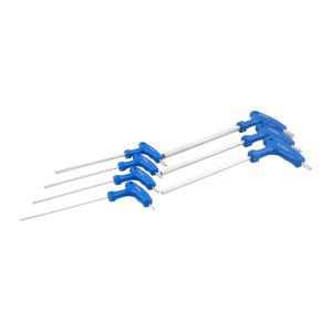 Inbussleutels 7 delig, T-handle in blister