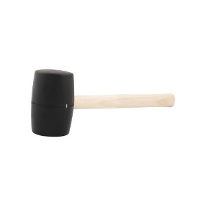 Rubber hamer met houten steel