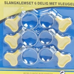 Slangklemset met vleugel