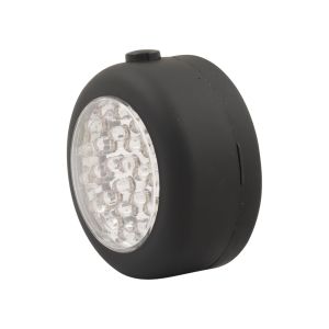 Zaklamp rond 24 leds haak/oog