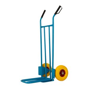 Steekwagen + klep anti lek wielen 200 kg.