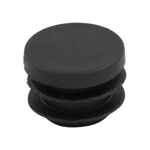 Insteekdop rond 19 mm. platte kop