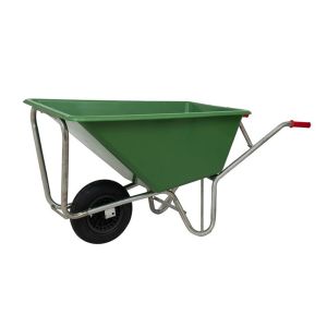 Kruiwagen Poly 160 liter, 1 wiel