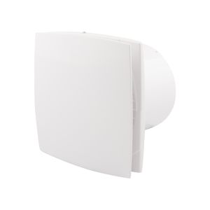 Ventilator Ø 125 mm Silent met timer. vochtsensor - wit