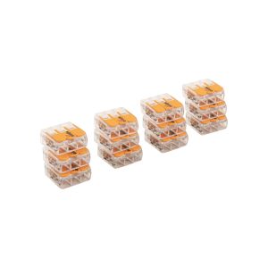 Verbindingsklem 3voudig 12 stuks