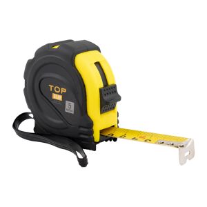 TOPGEAR Rolbandmaat 5 mtr. rubber grip blister *