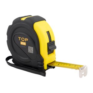 TOPGEAR Rolbandmaat 10 mtr, rubber grip blister *