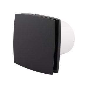 Ventilator 100 mm Silent timer vochtsensor BLACK EDITION