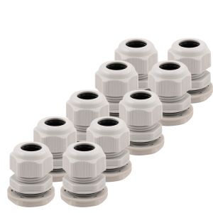 Wartel M20 grijs 10 stuks.