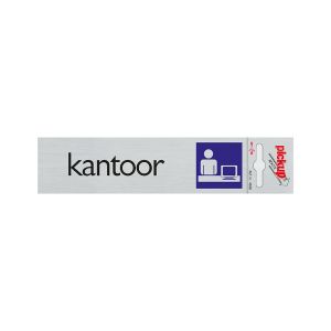 Bord Alulook Kantoor - 165x44 mm zelfklevend.