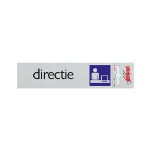 Bord Alulook Directie - 165x44 mm zelfklevend.