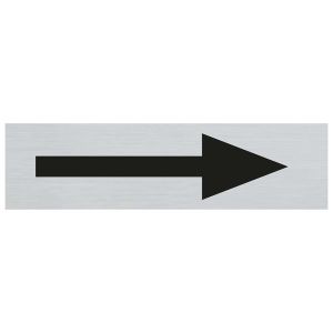 Bord Alulook Pijl - 165x44 mm zelfklevend.