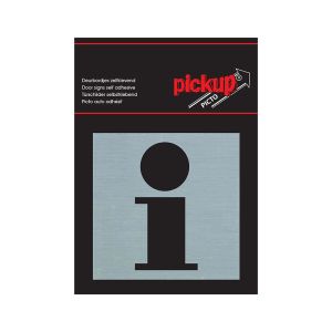 Bord Alulook Informatie - 80x80 mm zelfklevend.