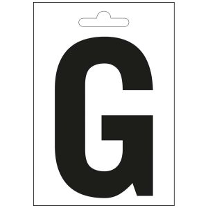 Nautic letter G zwart 100 mm.