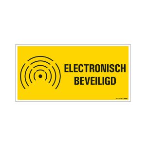 Bord Electronisch beveiligd - 150x300 mm.