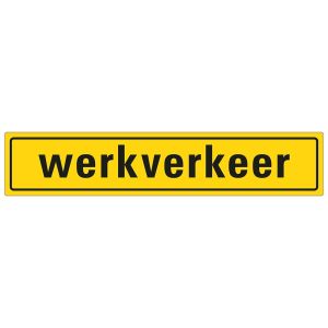 Magneetbord Werkverkeer - 80x400 mm.