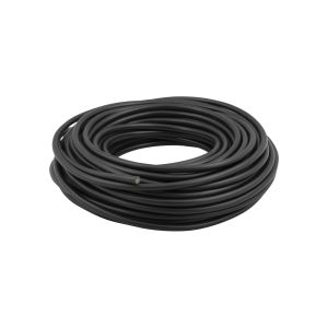 Huishoudsnoer 2x0.75 zwart 20 meter
