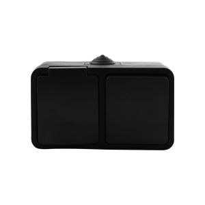 Combinatie opbouw - wissel - Zwart