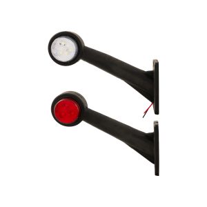 TRAILERGEAR Set breedtelampen 45 graden LED*