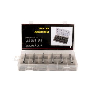 Bitjes en bithouder assortiment 114 dlg.