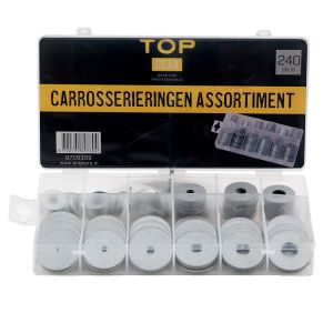 TOPGEAR Carrosserieringen assortiment 240 dlg.