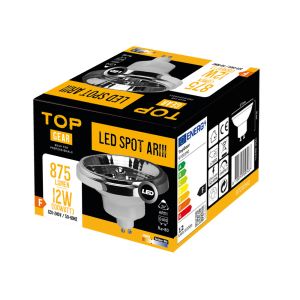 Led spot AR111, 12W, Niet dimbaar, 4000K