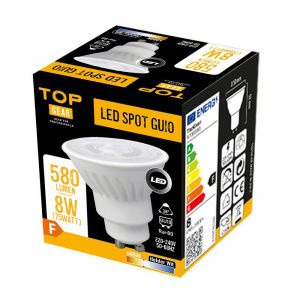 Led spot GU10, PAR16, 8W, 4000K