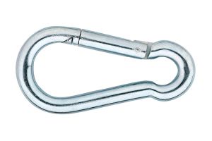 Karabijnhaak 100x10mm verzinkt