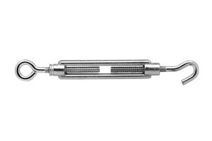 Spanschroef haak/oog 6mm verzinkt
